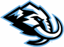 A hockey team logo featuring a wolly mammoth
